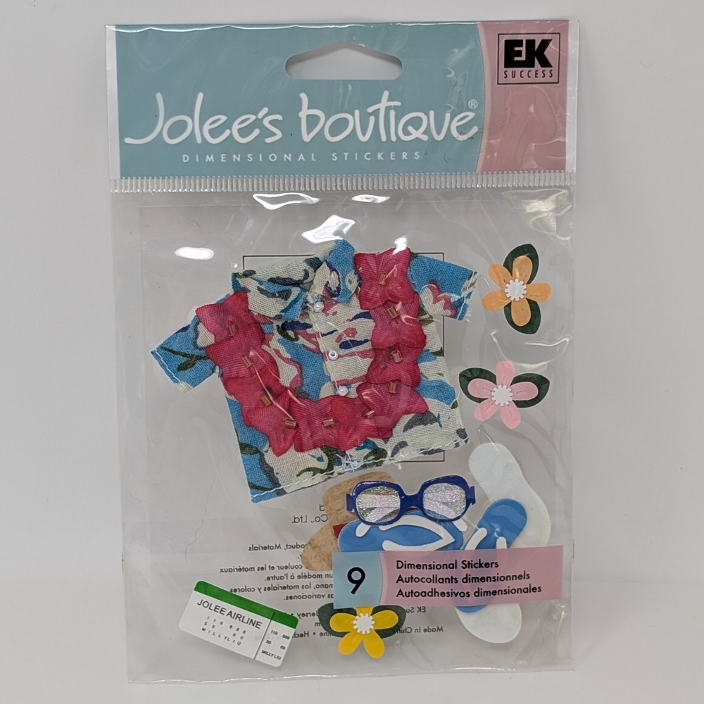 Jolee's Boutique Dimensional Stickers Hawaii Travel
